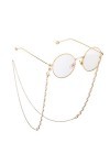 TONZN Chaîne de mode lunettes de perles dor chaîne lunettes corde lunettes de lecture chaîne anti-perte D 1 