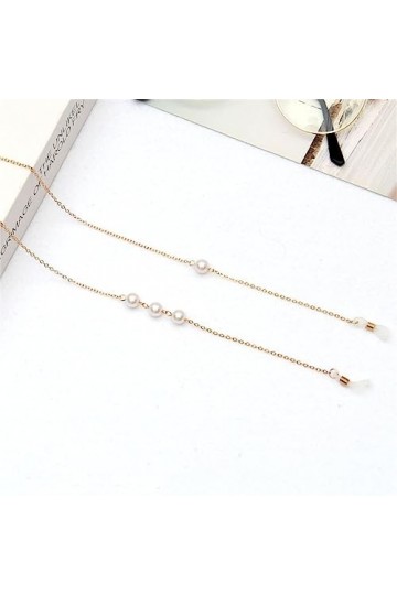 LHLLHL Chaîne de Lunettes Suspendue Cou chaîne antidérapante Corde Suspendue chaîne de Masque Corde Lunettes en métal chaîne 