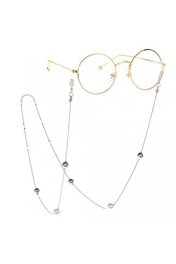 YANJ Chaîne de Lunettes Porte-chaînes de Lunettes Chaînes de Cordon de Lunettes pour Femmes Perles Lunettes de Cou Cordon de 