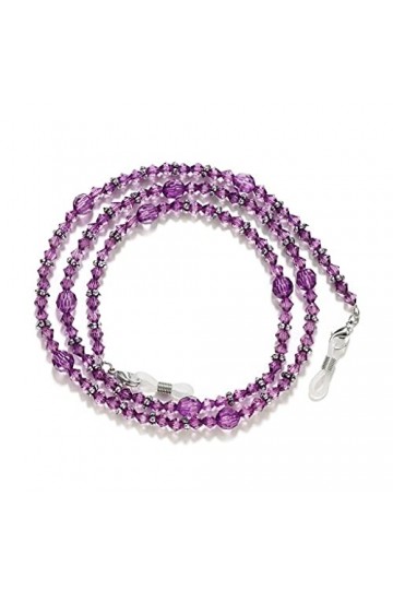 OQHAIR Simple Vintage Casual Beaded Eyewears Lunettes de soleil Lunettes de lecture Porte-cordon de chaîne Couleur : A, Tail