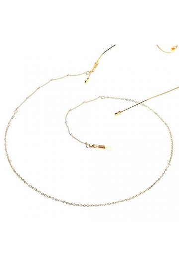 YANJ Chaîne de Lunettes Chaîne de Lunettes perlée Lunettes de Soleil Cordon Retenue de Lunettes Corde Support de Sangle de Co