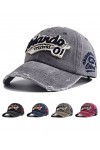 Joligiao Casquette de Baseball Unisexe Réglable Baseball Cap Bonnet de Golf Retro Jeans Casquette Anti-UV Protection Casquett