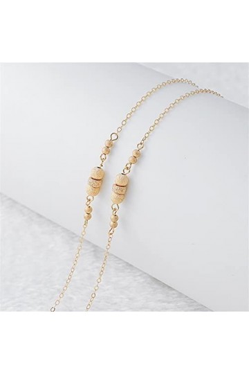 Gyrosphere Lanière de Lunettes Sangle de Lunettes for Femmes perlée Vintage Masque lanière Cordon élégant Porte-Lunettes chaî