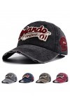 Joligiao Casquette de Baseball Unisexe Réglable Baseball Cap Bonnet de Golf Retro Jeans Casquette Anti-UV Protection Casquett