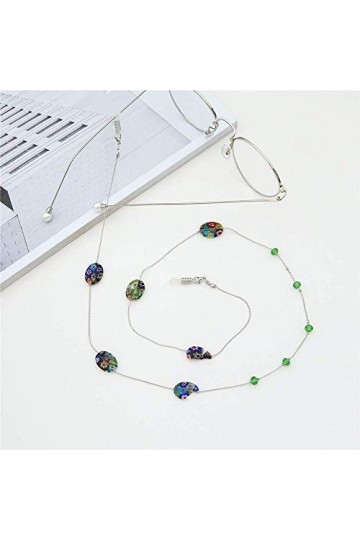 YANJ Chaîne de Lunettes Perles de Fleurs Chaînes de Lunettes Lunettes de Vue Lunettes de Vue Porte-chaîne de Perles Chaînes d