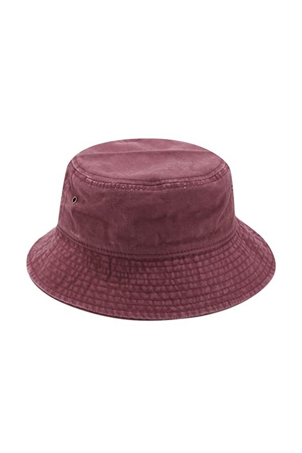 Bob Chapeau de Pêcheur Femme Chapeau de Soleil Chapeaux de Seau Chapeaux de Visière Chapeau de Seau Bonnet de Soleil en Coton
