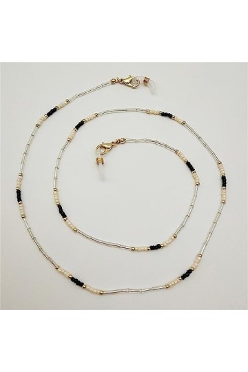 ZLXDPBF Collier de Lunettes de chaîne de Masque de Femmes colorées