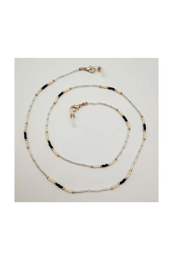 ZLXDPBF Collier de Lunettes de chaîne de Masque de Femmes colorées