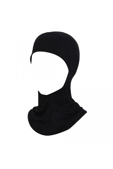Foulard Hijab pour Femme, Chapeau Musulman en Coton, Bonnet Intérieur, Foulard Islamique Arabe, Turban, Chapeau Extensible, F