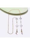 GJRFYJ Fashion Handmade Star Pearl Beaded Glasses Chaîne Lunettes Chaîne Lunettes Corde