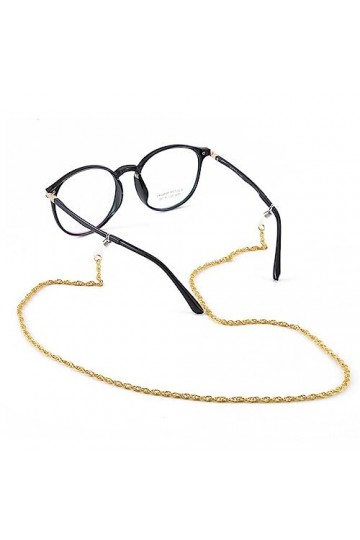 LHLLHL Chaîne de Lunettes en métal Lunettes de Corde suspendues Lunettes de Corde Sangle antidérapante