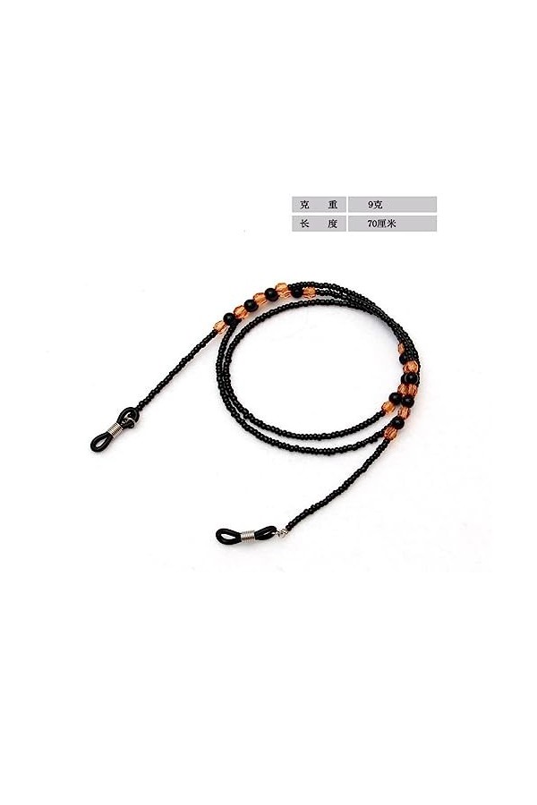 LHLLHL Chaîne de Lunettes perlée Faite à la Main avec chaîne Suspendue au Cou