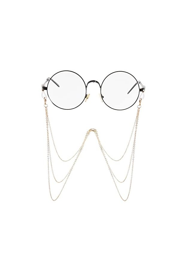 HOUKAI Lanyard Multi-Couche Glasses Lunettes à glissière Chaîne Verres de Mode Sangle Lunettes de Soleil Cordes Casual Lunett