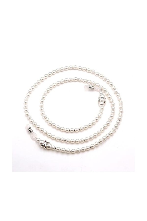 GJRFYJ Chaînes de lunettes perlées avec perles Lunettes de lecture Porte-lunettes Cordons Cordons Longes for femmes filles C