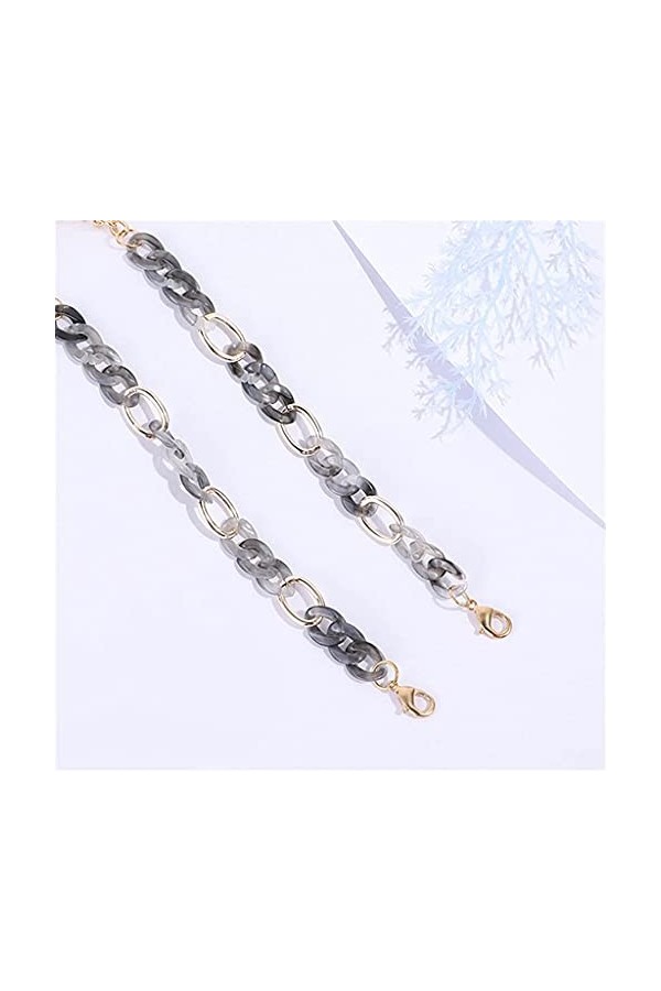 Chaînes de Lunettes Chaîne de Boucle Acrylique pour Lunettes Lunettes de Soleil Sangles Lanières Femmes Hommes Chaînes de Cou