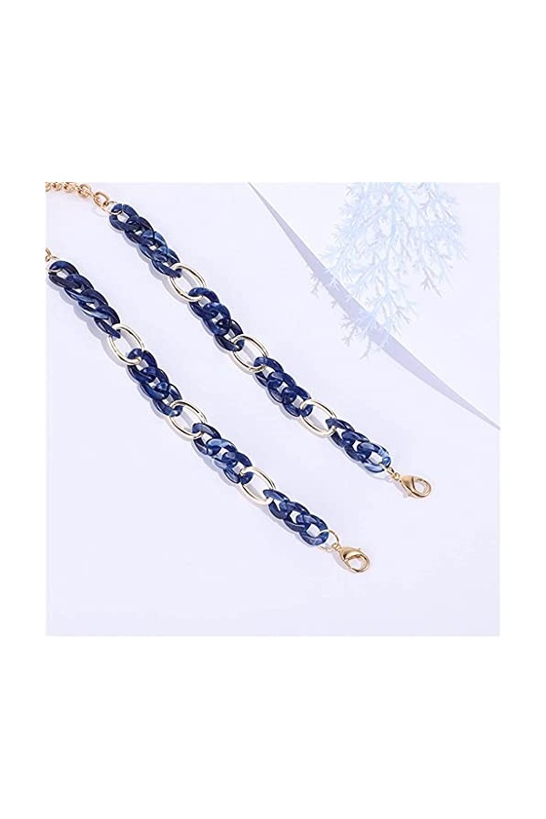 Chaînes de Lunettes Chaîne de Boucle Acrylique pour Lunettes Lunettes de Soleil Sangles Lanières Femmes Hommes Chaînes de Cou