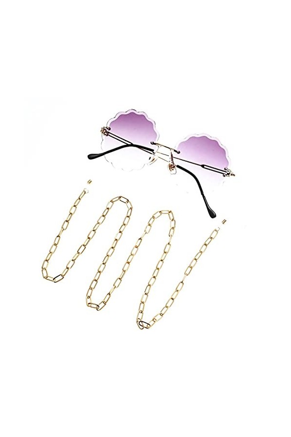 Chaîne De Lunettes Chaîne de Lunettes pour Femmes Chaîne épaisse pour Lunettes Lanyard Lanyard Hip Lunettes de Lunettes Sangl