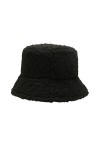 HREDZEO Winter Chapeau de Pêcheur,Winter Bucket Hat Chauds Peluche Chapeau de Seau Chapeau de Pêcheur en Peluche Filles Chape