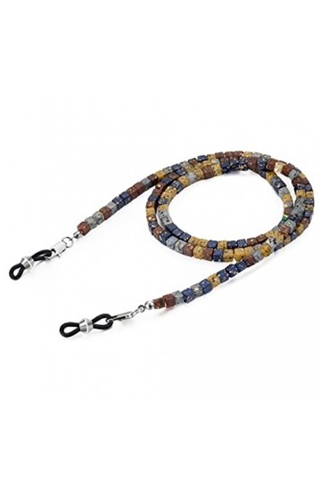 GPPZM Bohemia Cordons de pierre multicolores Lecture Lunettes Chaîne Femmes Sunglasses Accessoires Lanyard Hold Hangles Colo