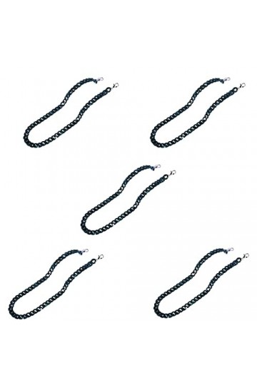 BREAKA 5 Morceaux de chaînes en Fibres acryliques, Robustes, antidérapantes, corrosives, Petites et délicates, imperméables, 