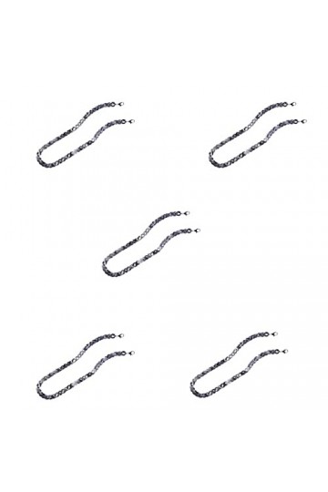 5 morceaux de chaîne for les yeux en fibre acrylique, robuste, antidérapant, anticorrosion, solide et ne tombe pas, étanche n