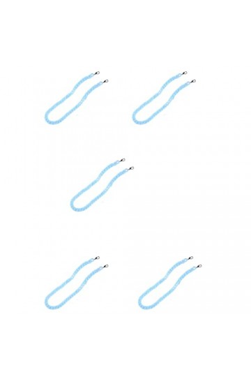 BREAKA 5 morceaux de chaîne for les yeux en fibre acrylique, robuste, petit et exquis, solide et ne tombe pas, étanche nest 