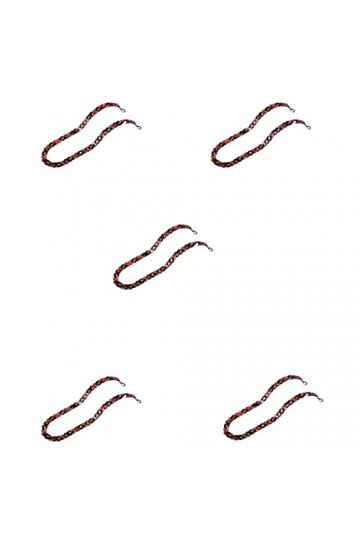 5 morceaux de chaîne for les yeux en fibre acrylique, tendance moderne, robuste, antidérapante, anticorrosion, petite et exqu