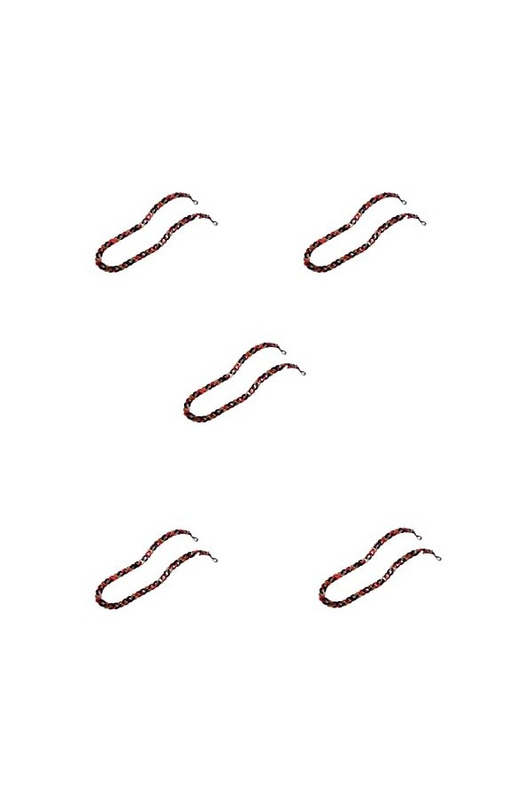 5 morceaux de chaîne for les yeux en fibre acrylique, tendance moderne, robuste, antidérapante, anticorrosion, petite et exqu