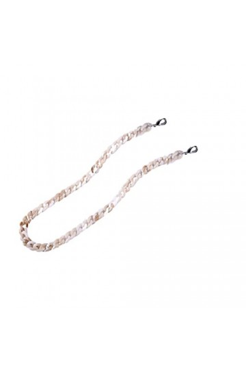 5 pièces de chaîne for les yeux en fibre acrylique, mode moderne, antidérapante, anticorrosion, petite et exquise, solide et 