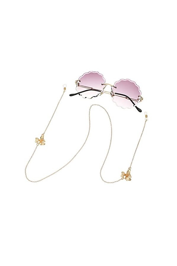 LLLY Chaîne De Lunettes Chaîne de Lunettes pour Femmes Fleurs Lanière Fashion Lunettes Lunettes de Soleil Sunglasses Cordes C
