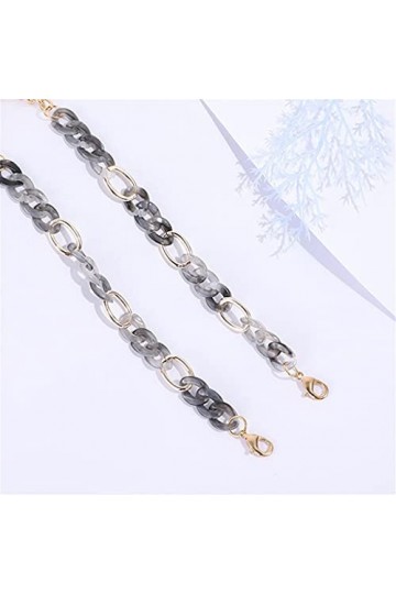 LLLY Chaîne De Lunettes Chaîne Boucle Acrylique pour Lunettes Lunettes de Soleil Bretelles Lanières Femmes Homme Cou Chains P