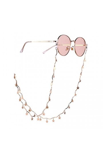 Étoile à Cinq Branches Vague Chaîne Longe Lunettes de Lecture Chaînes Femmes Accessoires Hommes Lunettes de Soleil Sangles de
