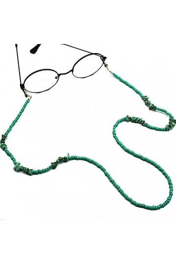 OQHAIR Chaîne de lunettes Porte-lunettes de soleil Courroie de cou Corde Collier Pendentif Lunettes Lunettes Cordon Cordon D