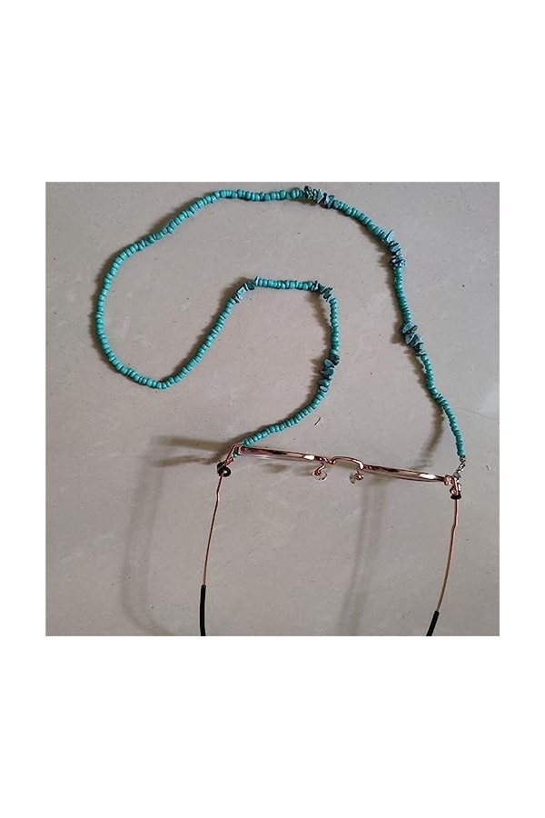 OQHAIR Chaîne de lunettes Porte-lunettes de soleil Courroie de cou Corde Collier Pendentif Lunettes Lunettes Cordon Cordon D