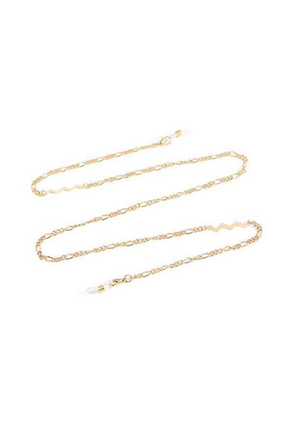 Chaînes de lunettes de lecture avec pampille en cristal coloré Chaîne de perles en or bohème pour lanière de lunettes Accesso