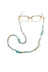 OQHAIR Pierre Lunettes Corde Dames Anti-Perte Perle Cristal Suspendu Cou Lunettes Chaîne Lunettes De Soleil Lanière Couleur 