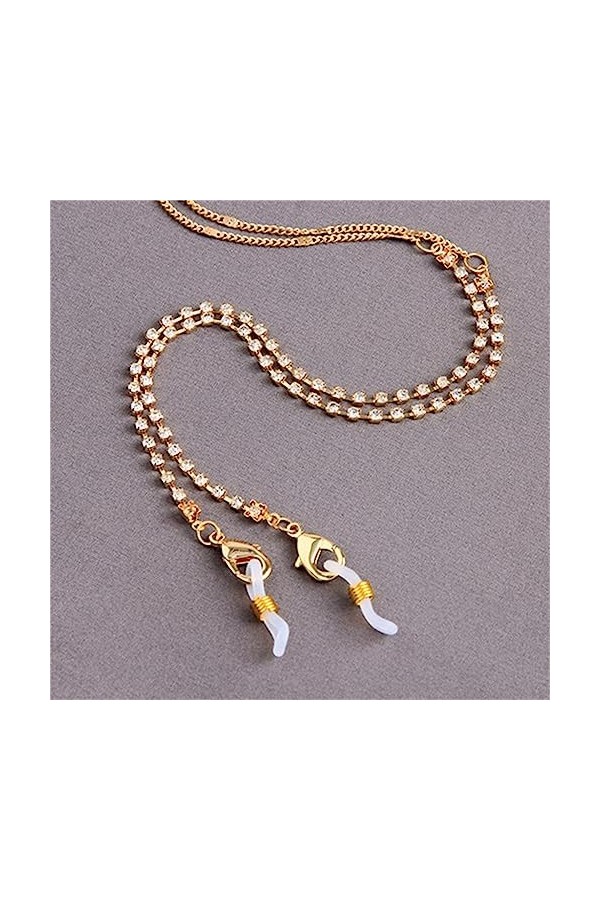 LHLLHL Chaîne à Lunettes Chaîne à Lunettes en métal Corde Suspendue Cou Suspendu