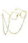 Chaîne de lunettes Vintage Chaîne de lunettes de Perles Lunettes de Soleil Collier Sangle Support Cordons Sécurité Antidérapa