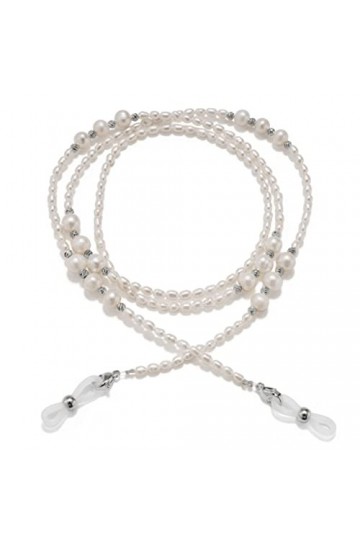 SOFERI Artificiel Élégant lunettes chaîne Imitation perle perlée lunettes chaînes lunettes sangle pour femmes lunettes de sol