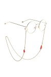 FIDDAA Chaîne de Masque doré for Femme - Chaîne de Lunettes, chaîne de Lunettes de Soleil, chaîne de Lunettes Universelle, Ca