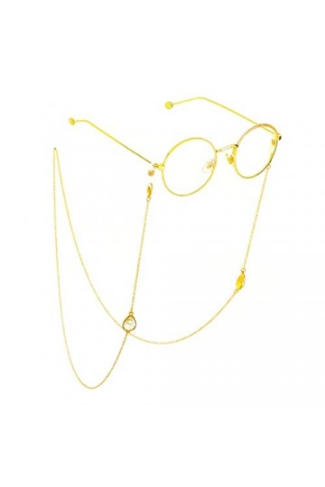 Accessoires Chaînes de lunettes en métal Gouttes deau Pendentifs Chaînes de lunettes Accessoires de mode Couleur : D, Taill