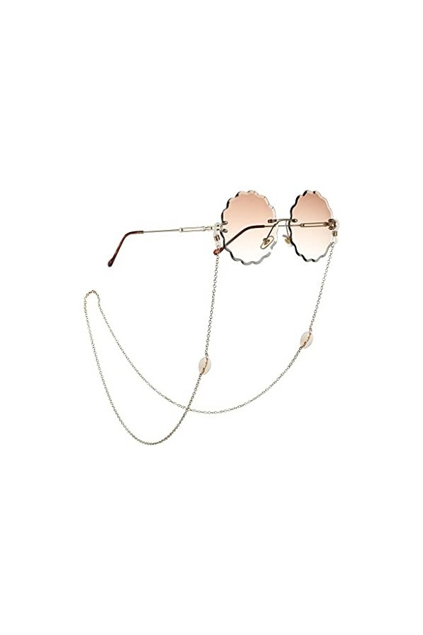 Cordon for Lunettes Conque Shell Lunettes Chaîne Mode Lunettes Sangle Lunettes de Soleil Cordons Casual Lunettes Accessoires 