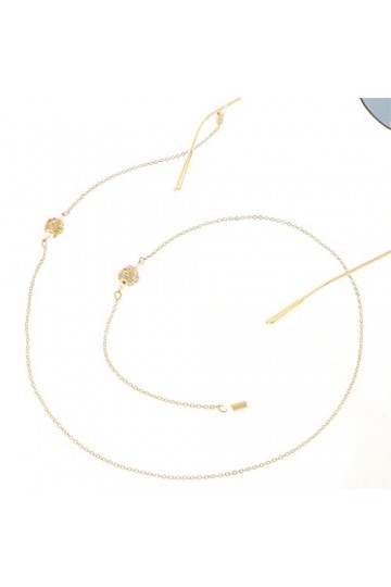 SUNMME Chaîne de Lanterne Perles de Strass Chaîne de Lunettes Chaîne de Lunettes Faite à la Main Lunettes de presbytie Chaîne