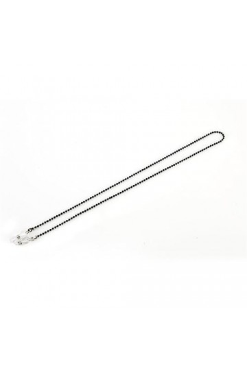 JJZXD Chaîne de Lunettes de Soleil à col Suspendu Collier de Corde à chaîne perlée Color : Argento, Size : 64cm 