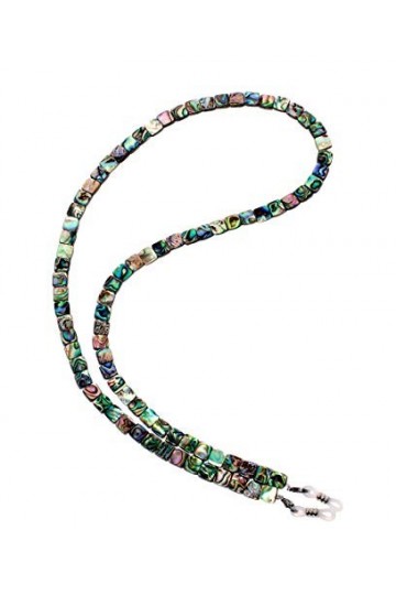 rainbow safety Cordon de Lunettes Porte-Lunette Pierre Naturelle Agate Amethyste Oeil de Tigre Amazonite Quarz Lapis Lazuli M