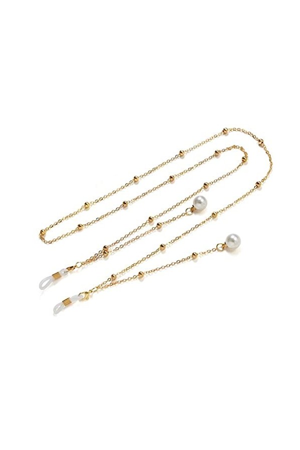 Imitation Perle Pendentif Chaînes De Lunettes De Soleil Chaîne De Perles Femmes Lanière Lunettes Accessoires Tenir Sangles Co