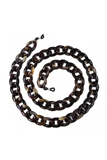 Porte-chaîne de lunettes pour femmes Longe de chaîne en acrylique Sangle de lunettes de mode Cordons de lunettes de soleil Ac