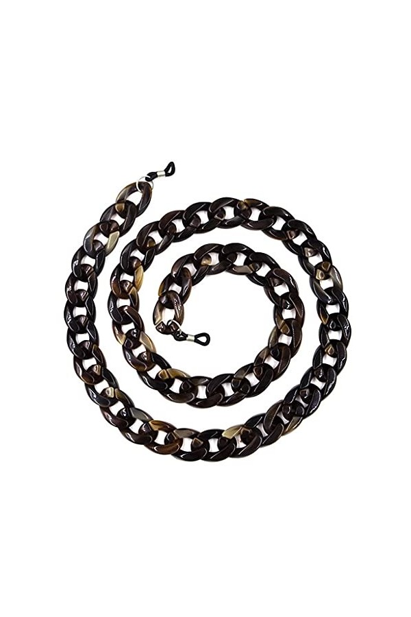 Porte-chaîne de lunettes pour femmes Longe de chaîne en acrylique Sangle de lunettes de mode Cordons de lunettes de soleil Ac