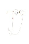 LIUZH Chaîne de lunettes de soleil chaîne de lunettes de soleil style universitaire cordon de lunettes couleur : Argento, ta