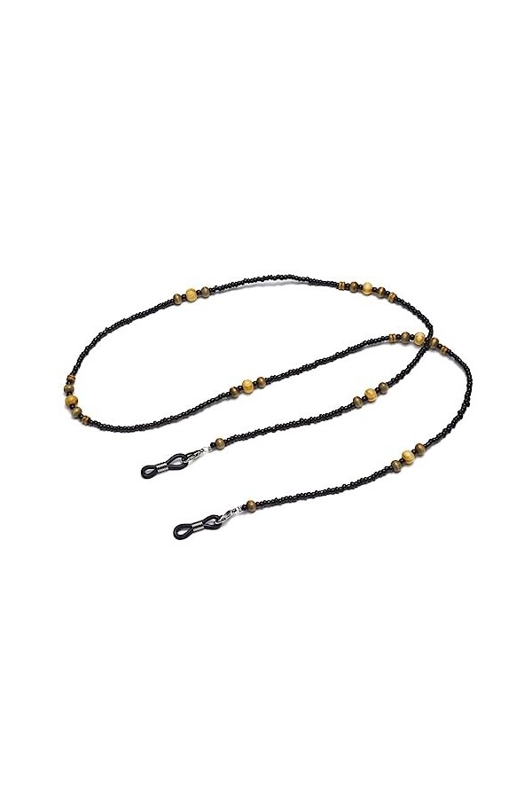 ZLXDPBF Perles de Bois Cordes de Perles Chaîne de Lunettes Corde de Lunettes de Cou Suspendue